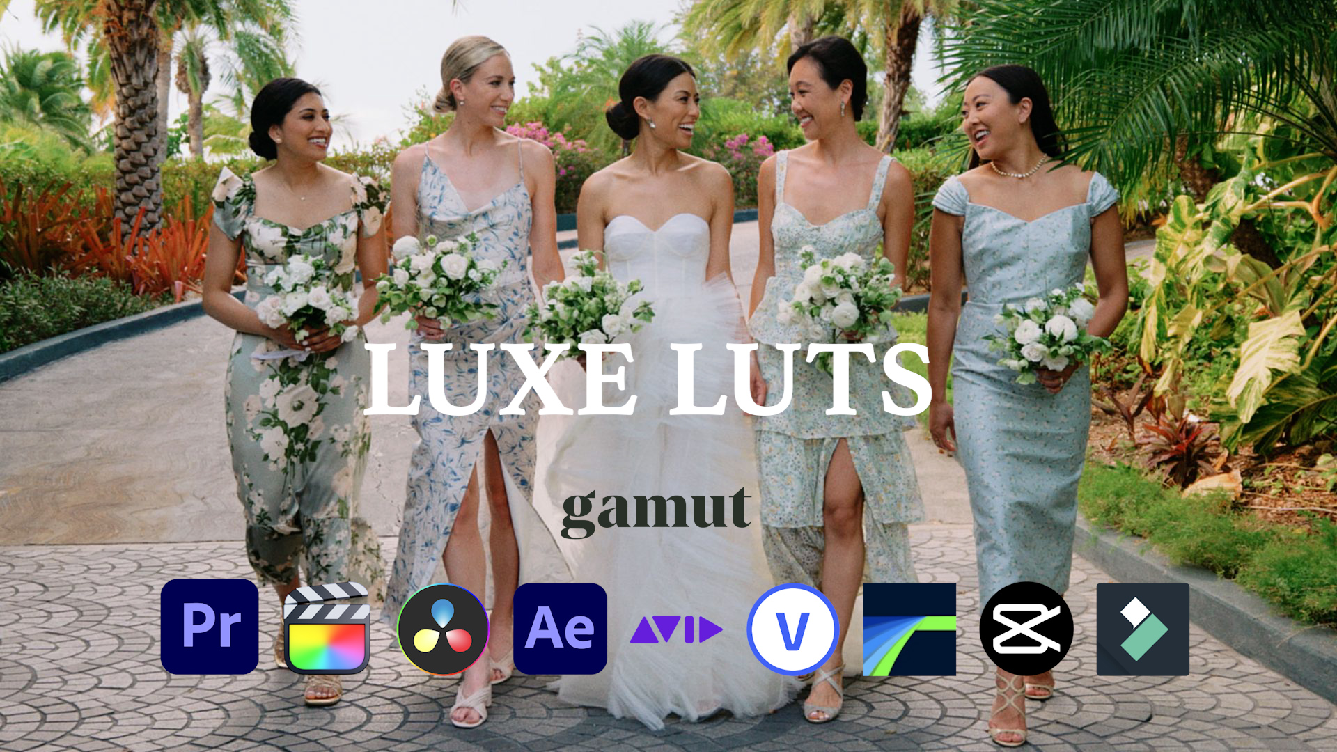 Gamut 永恒怀旧清新优雅宁静之美奢华婚礼人像LUT电影风格调色预设 LUXE